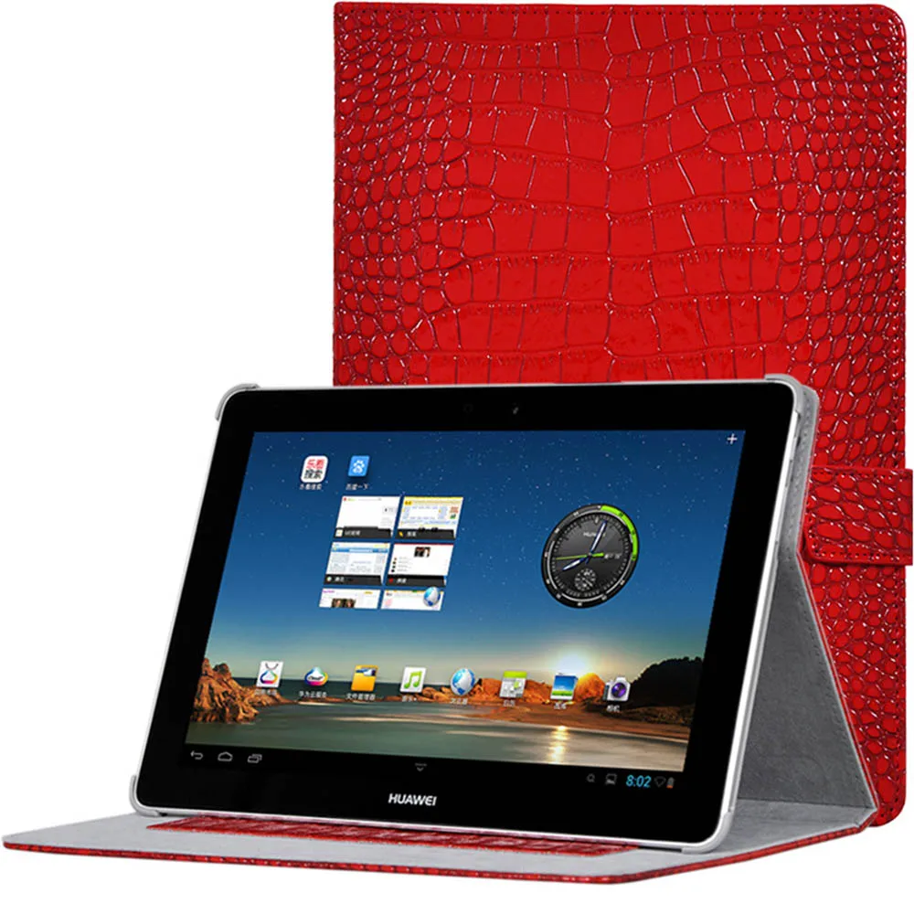 Чехол для huawei MediaPad 10 Link с крокодиловым узором из искусственной кожи чехол FHD +
