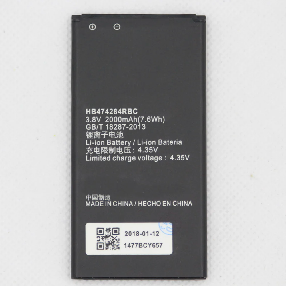 Аккумулятор для Huawei Honor 3C Lite Ascend phone HB474284RBC 2000 мАч сменные батареи Y635 C8816D G521