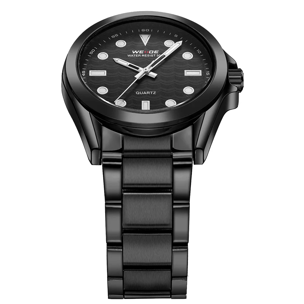 WEIDE Брендовые мужские часы Роскошные Спортивные кварцевые 30 м водонепроницаемые мужские часы браслет из нержавеющей стали наручные часы Relojes Прямая поставка