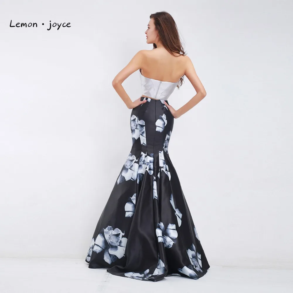 Длинные Серые Вечерние платья русалки 2020 из двух частей милое элегантное платье