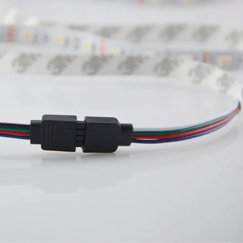 4pin RGB Женская Светодиодная лента без разъема для пайки светодиодный удлинитель для ленты 3528 5050 RGB Светодиодная лента