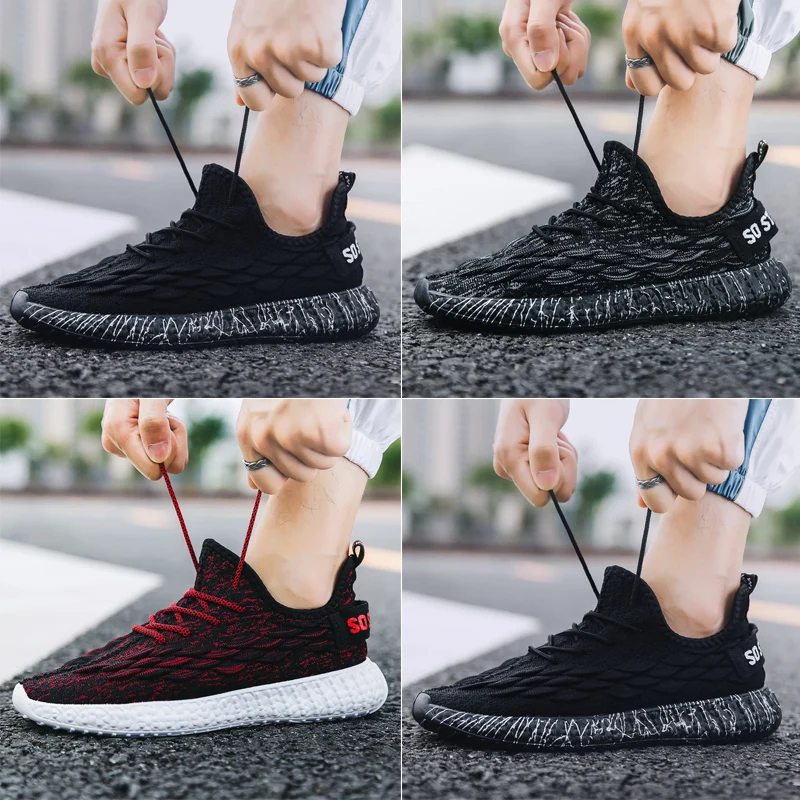 New Mesh Men Casual Shoes Lac-up Lightweight Comfortable Breathable Walking Sneakers Zapatillas Hombre | Обувь