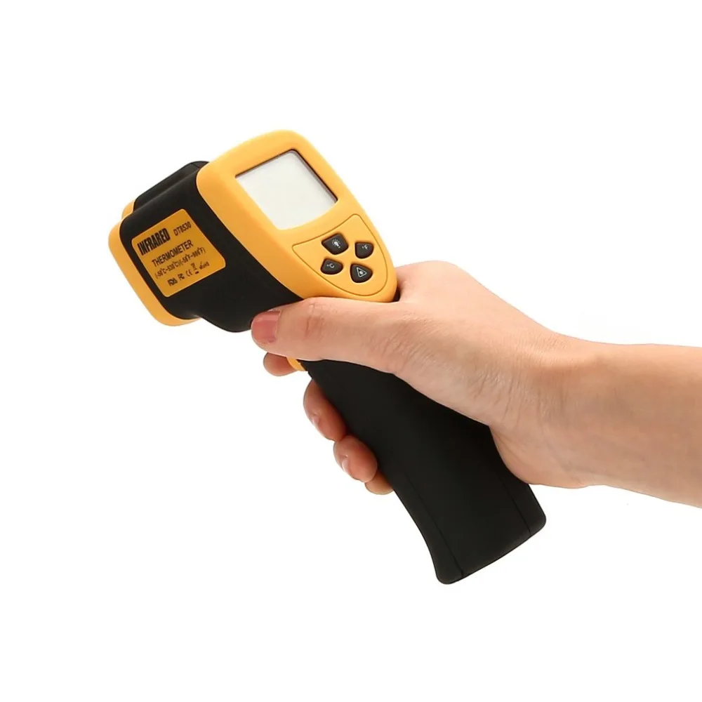 DT8530 Digital LCD Handheld Infrared Thermometer Temperature Meter Tester degree Red Laser Portable Non Contact Pyrometer Gun |