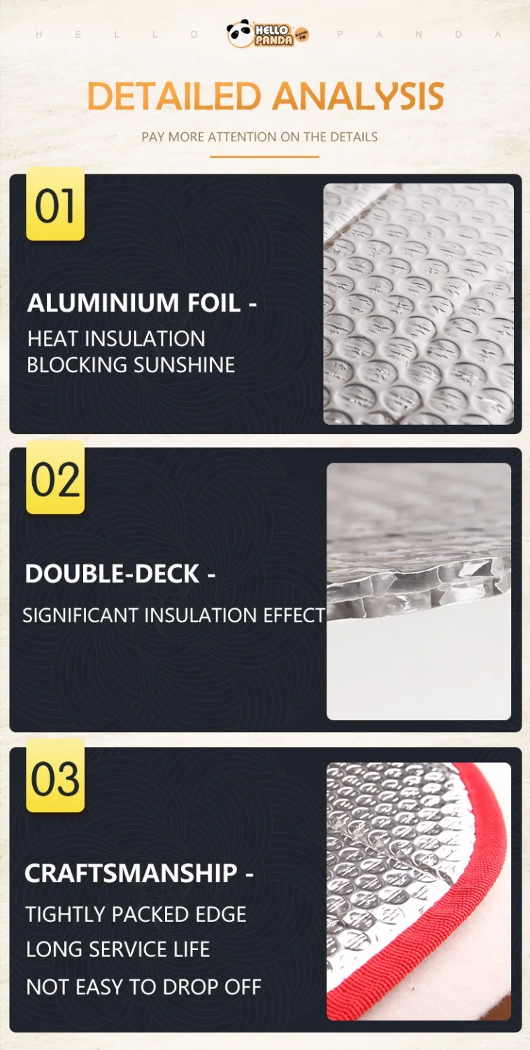 Универсальный солнцезащитный козырек Karcle двухслойная утолщенная Крышка для