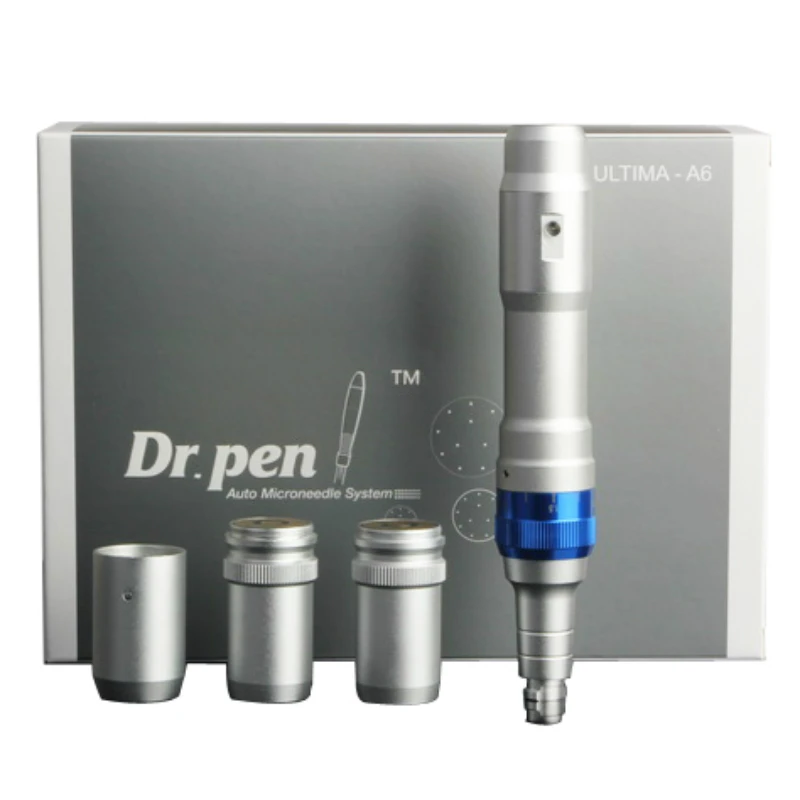 Ultima Dr.Pen A6 Derma ручка с 50 шт. иглой картридж Micro Needling Ручка беспроводная и Проводная