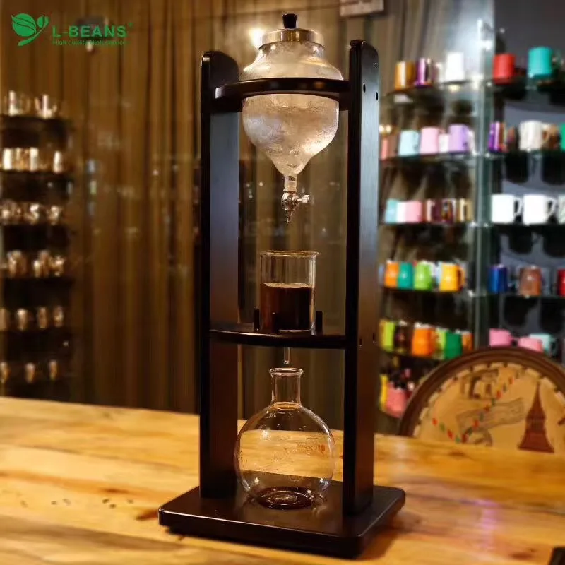 1250 мл капельная, для воды и льда Кофе чайник/ледяное Кофе горшок/Капельное орошение Кофе производитель многоразового использования Стекло Фильтр Инструменты для приготовления эспрессо Кофе сделать