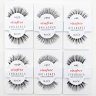 1230 пар ресниц Visofree Мягкие Накладные человеческие волосы ресницы клейкие Гламурные Накладные ресницы макияж роскошные человеческие волосы Накладные ресницы