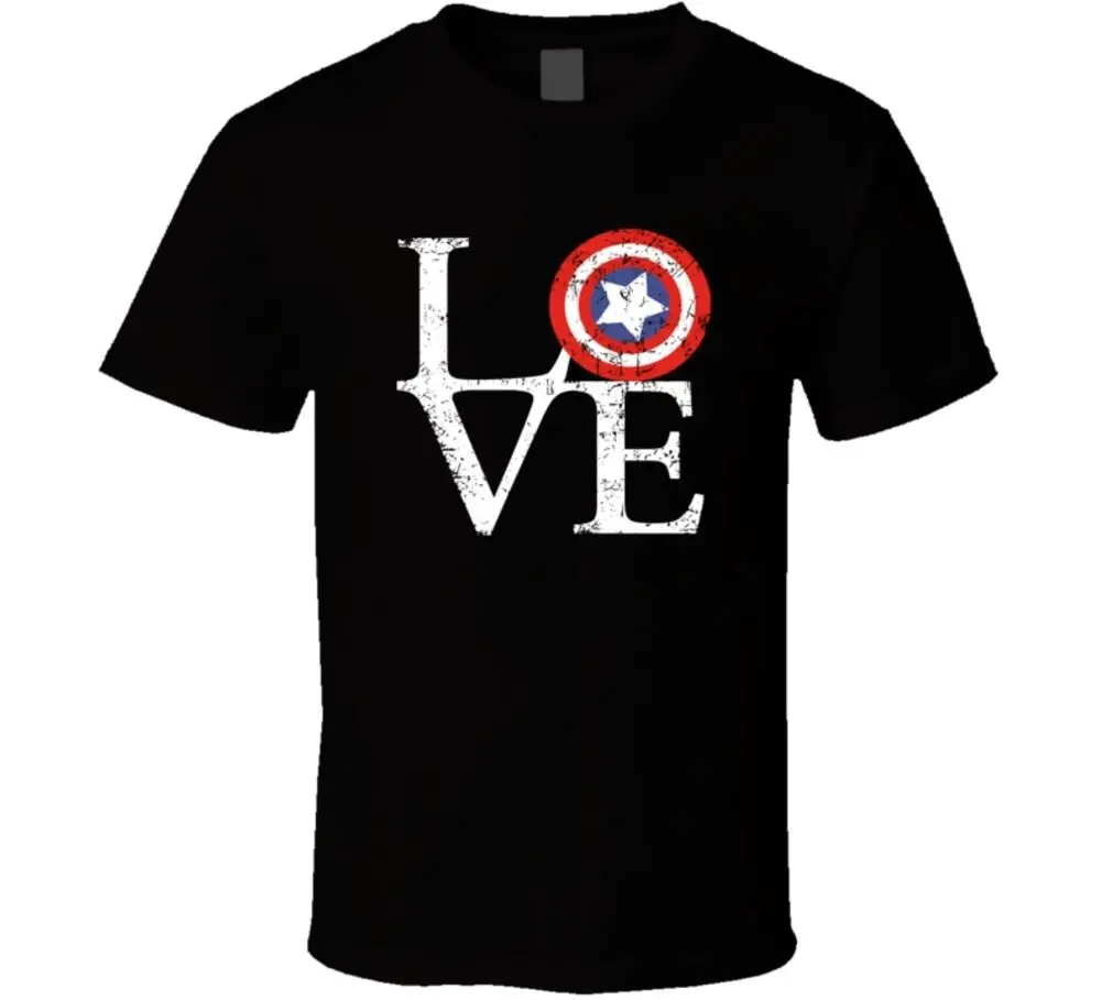 Футболка с героями комиксов Звездная война Капитан Америка супергерой|Мужские