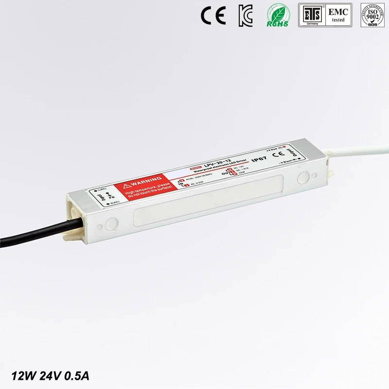 DC 24V 20W IP67 водонепроницаемый светодиодный драйвер наружное использование для