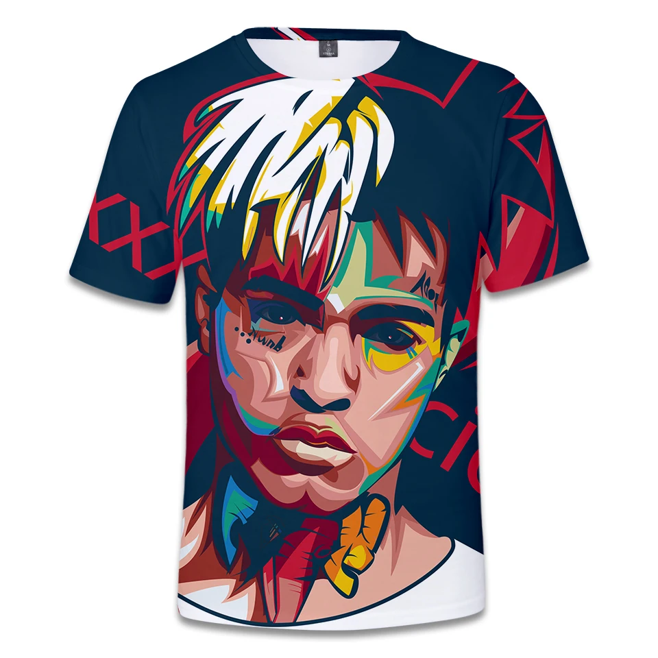 Новинка хип хоп Футболка Xxxtentacion J Cole Dogg Drake модная мужская хипстерская футболка