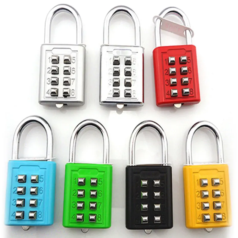 

Cryptoid padlock luggage pull bar gym mini wire rope bag lock luggage lock