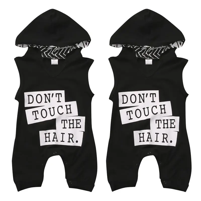 Fashion Stylish Long Rompers Hoodies Toddler Baby Kids Boys Sleeveless Outfit Clothes Cotton Newborn Romper Jumpsuit 0-3Y |