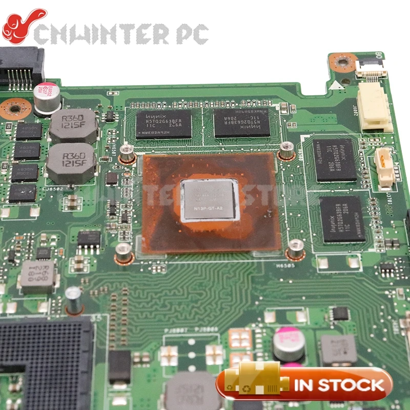 Материнская плата NOKOTION для ASUS N56VM N56VB N56VvV N56VJ N56VZ материнская HM77 DDR3 GT650M 2 Гб