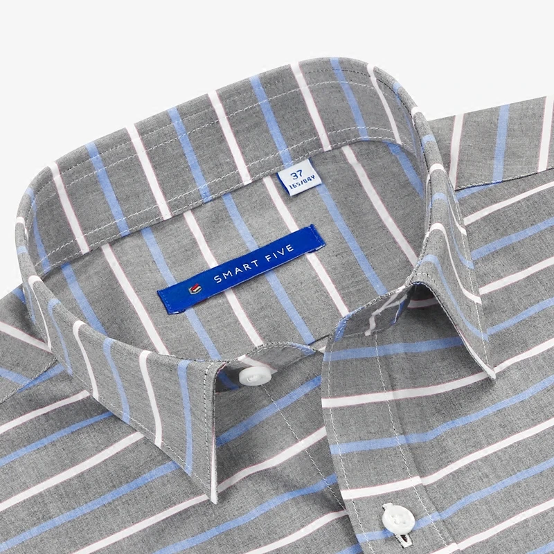 Smartfive 2017 новая летняя мужская рубашка 100% хлопок повседневная с коротким рукавом