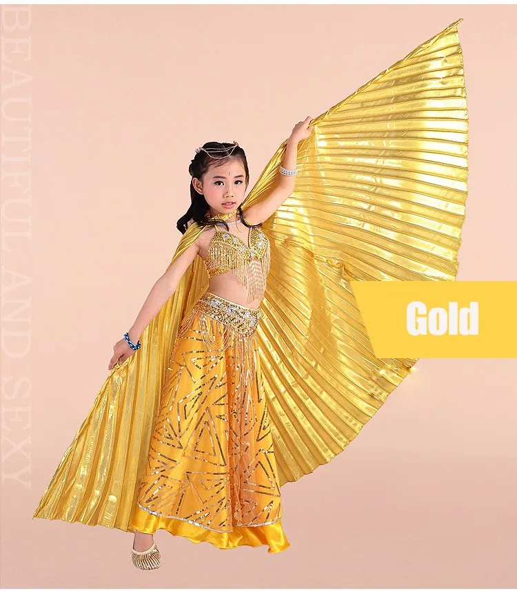 Детские реквизиты для танца живота аксессуары крылья из египетского золота