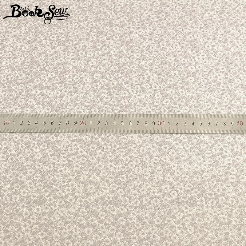 Booksew 100% хлопчатобумажная саржевая ткань с цветами для шитья сделай сам детское