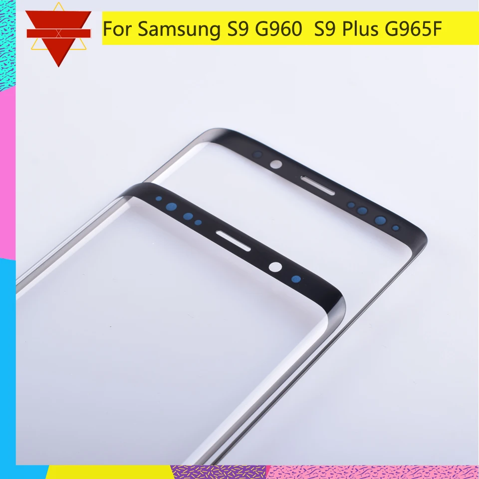 50 шт./партия сенсорный экран для Samsung Galaxy S9 G960 + plus G965 стекло передней панели