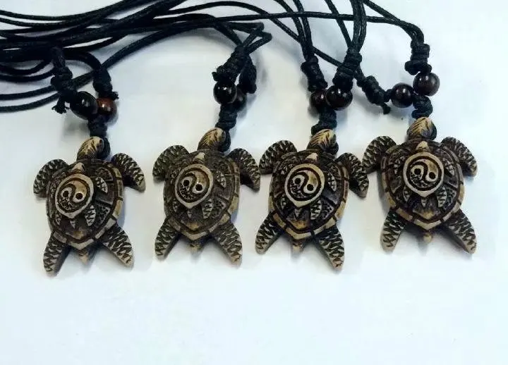 

15 pcs HOT Men Vintage Tortoise Turtle Shape Keepsake Necklace Pendant