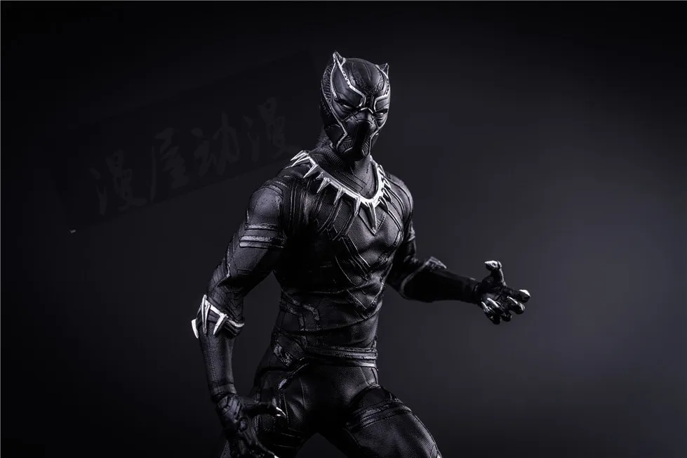 27 см Marvel Мстители супер герой Стенд статуя Черная пантера фигурка модель игрушки