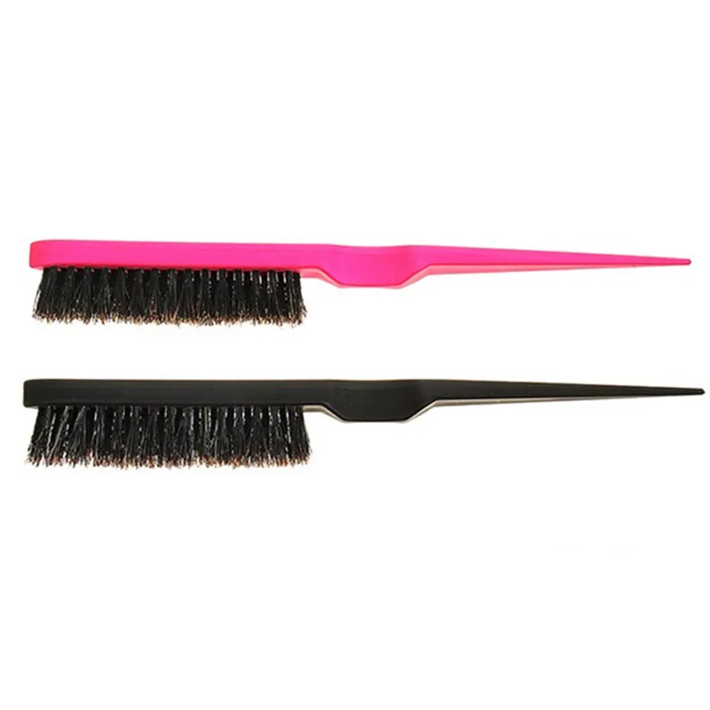 Трехрядная расческа для волос с натуральной щетиной F717|salon comb|hair teasing brushhair comb |