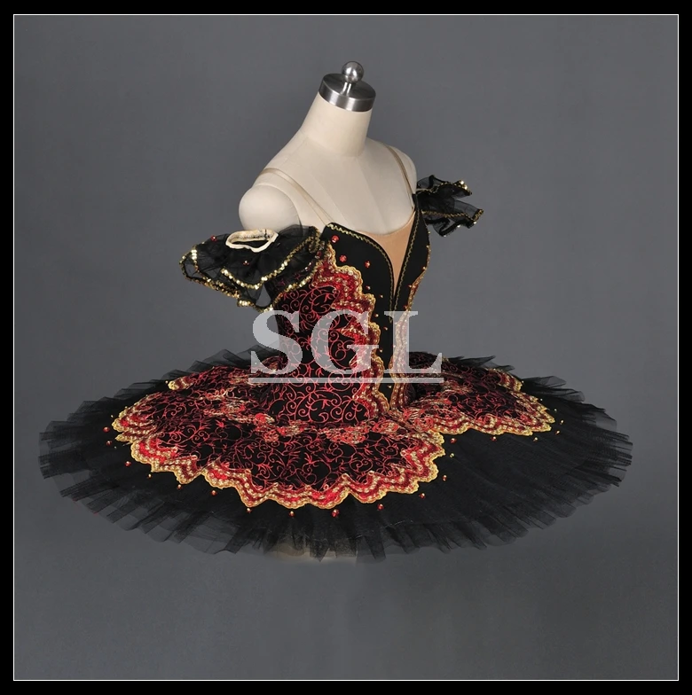 Бесплатная доставка черная блинная балетная юбка пачка для взрослых девочек