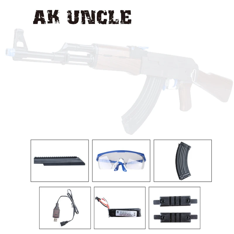 AK UNCLE WBB renxiang AKM 47 игрушечный пистолет гелевый шар струйный игрушечный водяной пистолет RX AK47 гелевый шар игрушечный пистолет