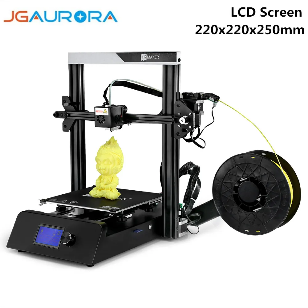 JGAURORA Magic 3d принтер 220x220x250 мм Высокоточный металлический каркас набор для печати DIY