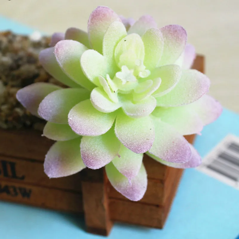 Искусственные суккуленты растения ПВХ Мини Трава Растения пейзаж цветы