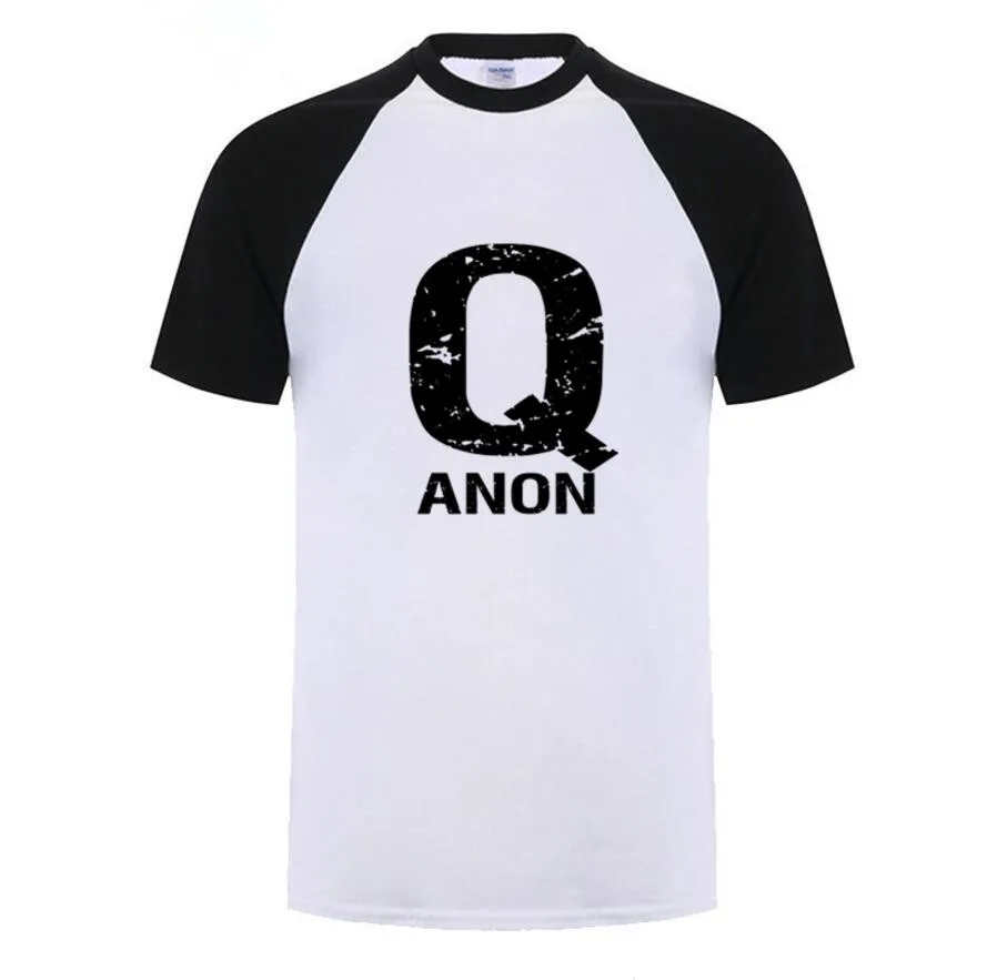 Мужская футболка QAnon Freedom белая с принтом кролика летняя буквенным 2019|Мужские