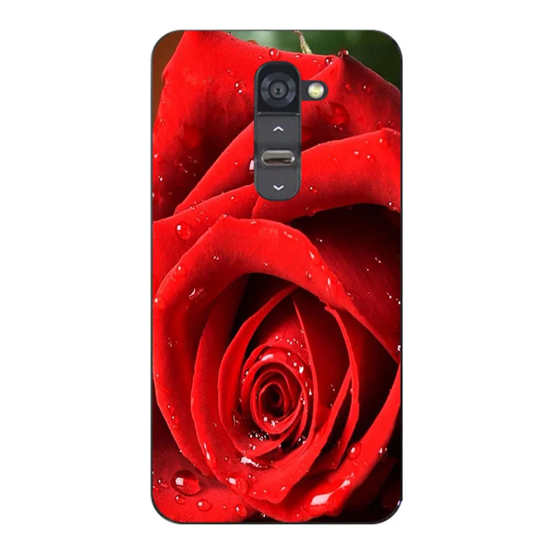 ZX01 For LG G2 Cases Printing flower cats tiger silicone Phone Bag Case For LG Optimus G2 G 2 D802 D805 D801 Cover Stand Card Holder - Цвет: ZX01