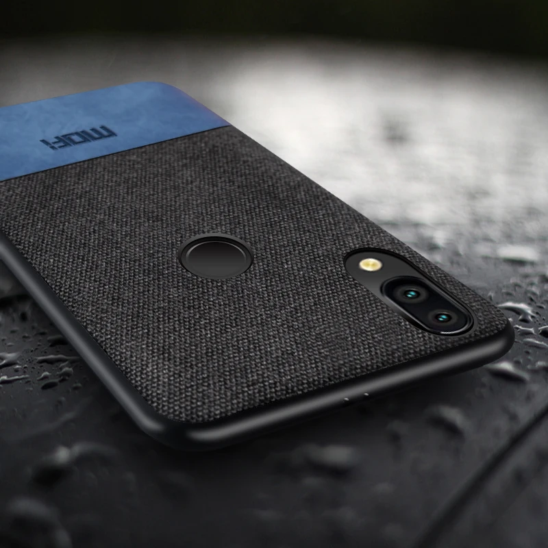 Для huawei P20 Lite чехол p20lite задняя крышка силиконовый тканевый защитный чехол coque MOFi для huawei P20 Lite чехол