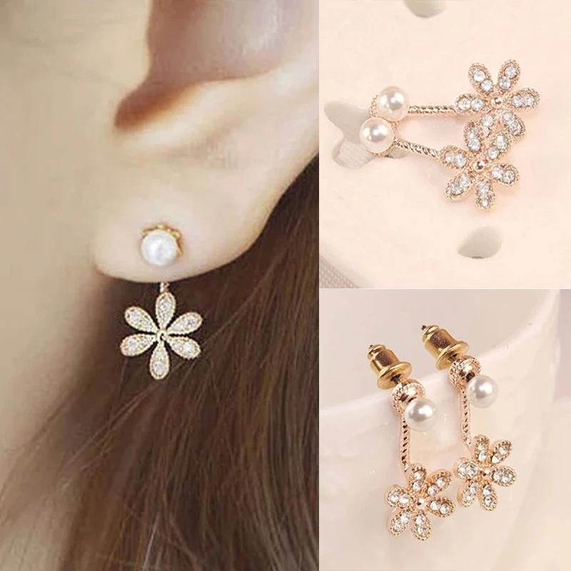 Женские серьги гвоздики с искусственным жемчугом 1 пара|earrings gift|pearl stud earringsstud earrings