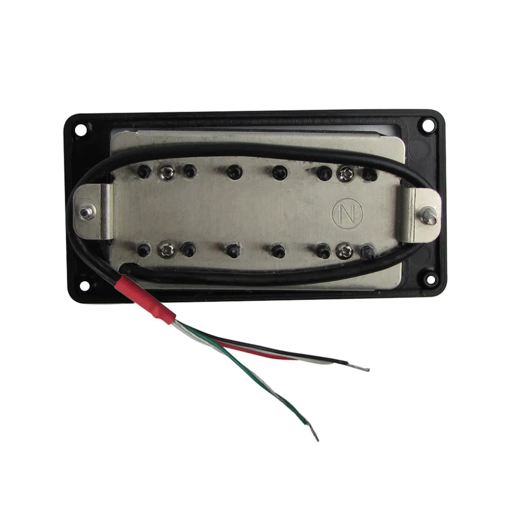 FLEOR Black Double Coil Humbucker электрогитара звукосниматель Alnico 5 регулируемых полюсов с
