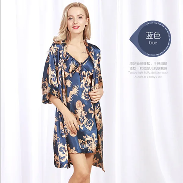 Женские летние халаты высокого качества соблазнительное нижнее белье ночная