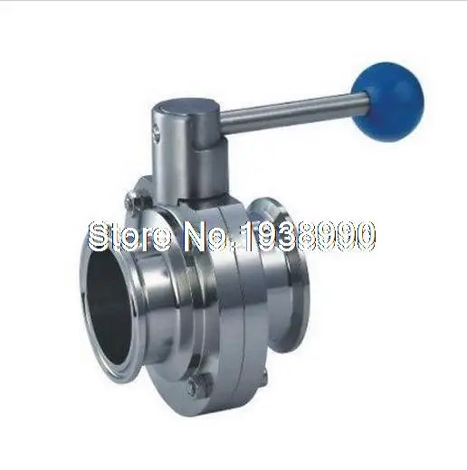 

Санитарный трехшаровой клапан-бабочка, размер: 1,5 "/1"/ 3/4 ", SS304 ,TC-Clamp