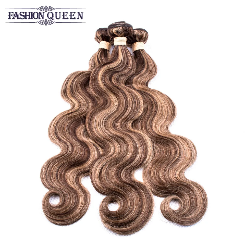 Предварительно окрашенные волосы ed волнистые бразильские Remy плетение 100%