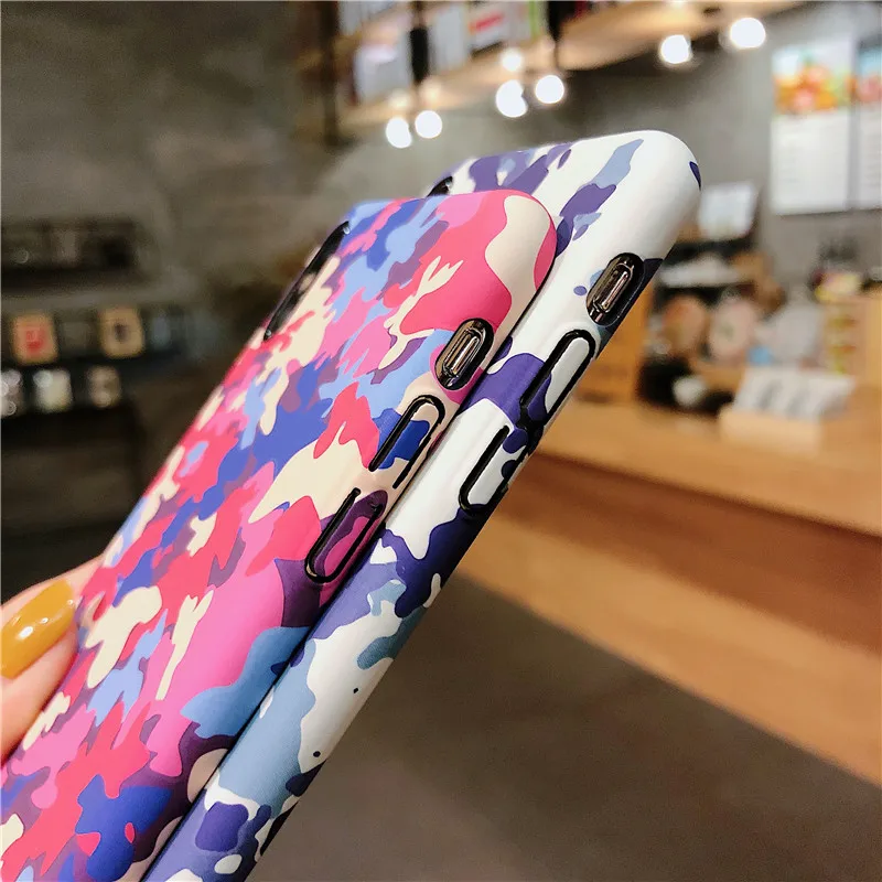 Camouflage Shockproof Mobile Shell Phone Case For iPhone 8 7 6 6s plus X XS MAX XR Cases Luxury Cover Coque |