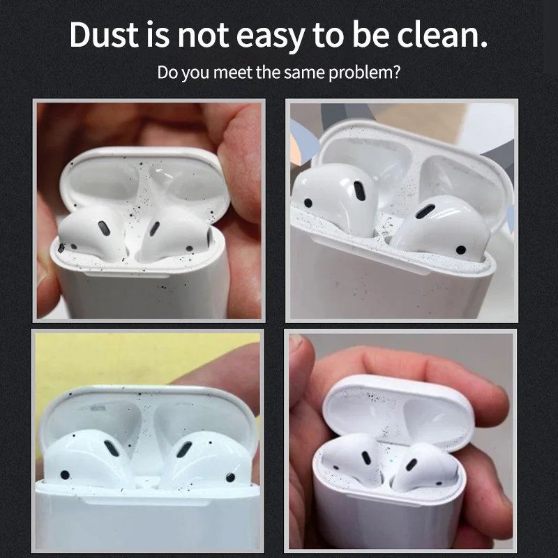 YBD металлическое покрытие Цвет Защита от пыли для Airpods ультра тонкая защита Airpod Air