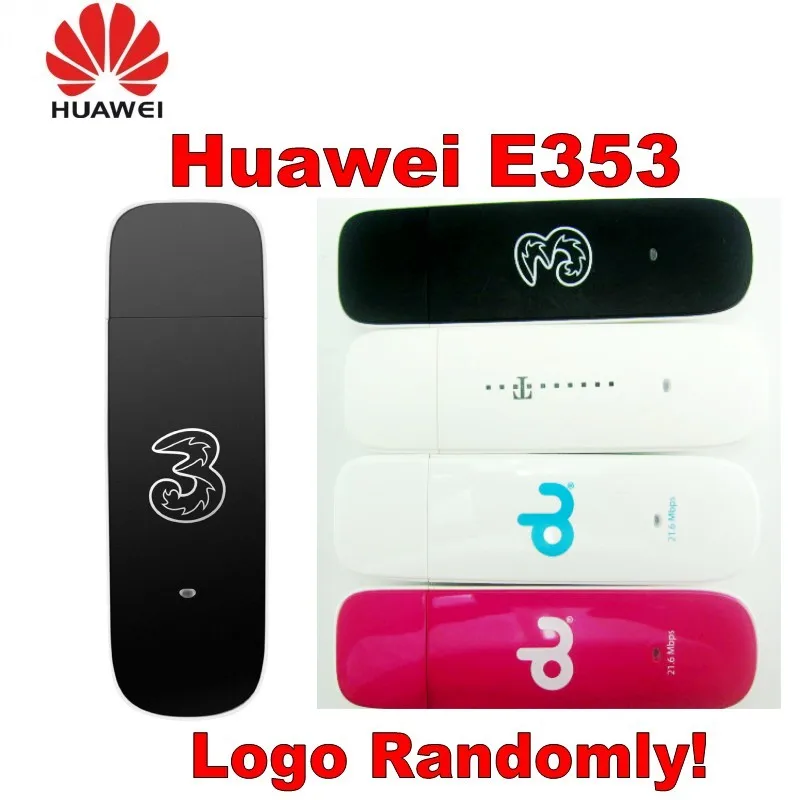 Оригинальный разблокированный Модем Huawei E353 21 м (логотип выбирается случайным
