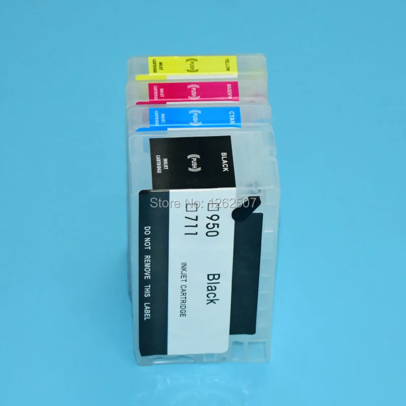950XL 952XL 953XL 954XL 955XL 711XL многоразовый картридж без чипа для HP 7740 8710 8715 8720 8730 8740 8210 8216 8610