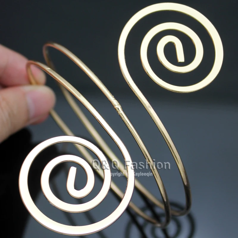 Викторианская филигрань крутящаяся Цыганская искусственная манжета на руку