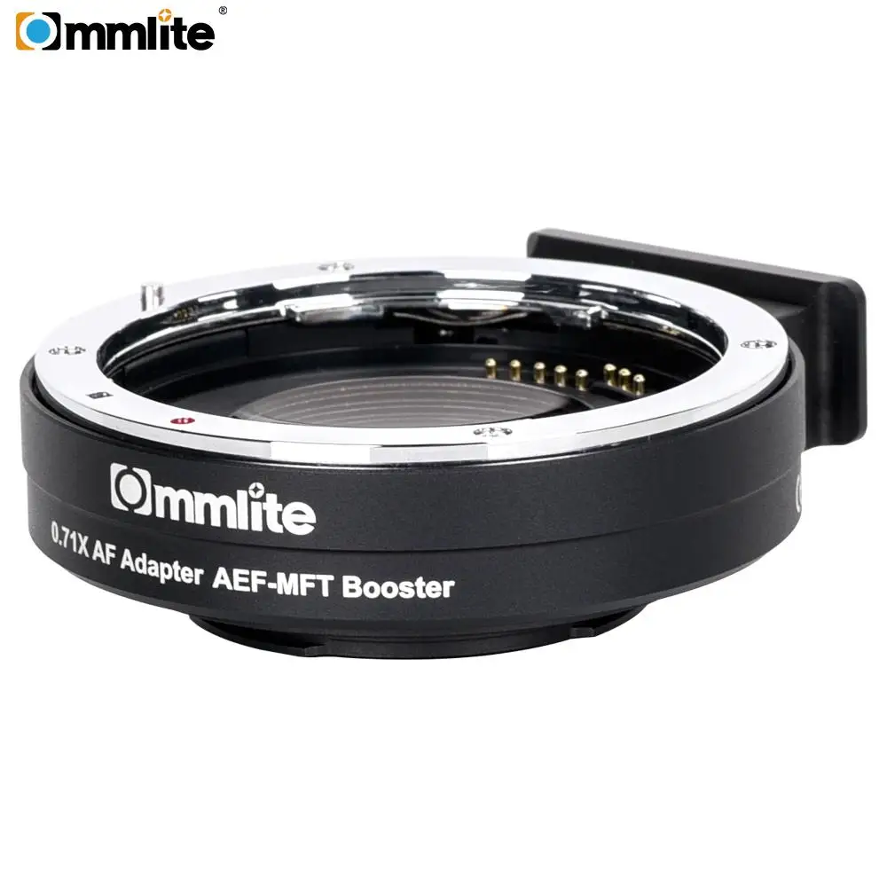 BEESCLOVER Commlite CM-AEF-MFT Booster 0.71x AF адаптер объектива для Canon EOS EF объектив для M4/3 камеры адаптер объектива r25