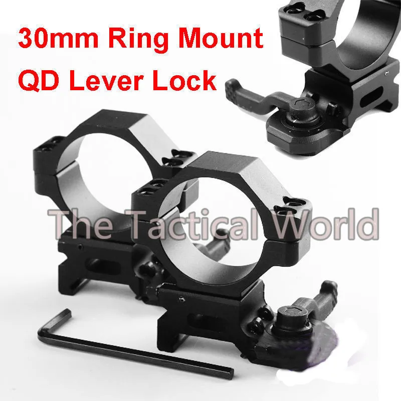 Лазерный фонарь для винтовки 2 шт. 30 мм тактический высокопрофильный кронштейн QD