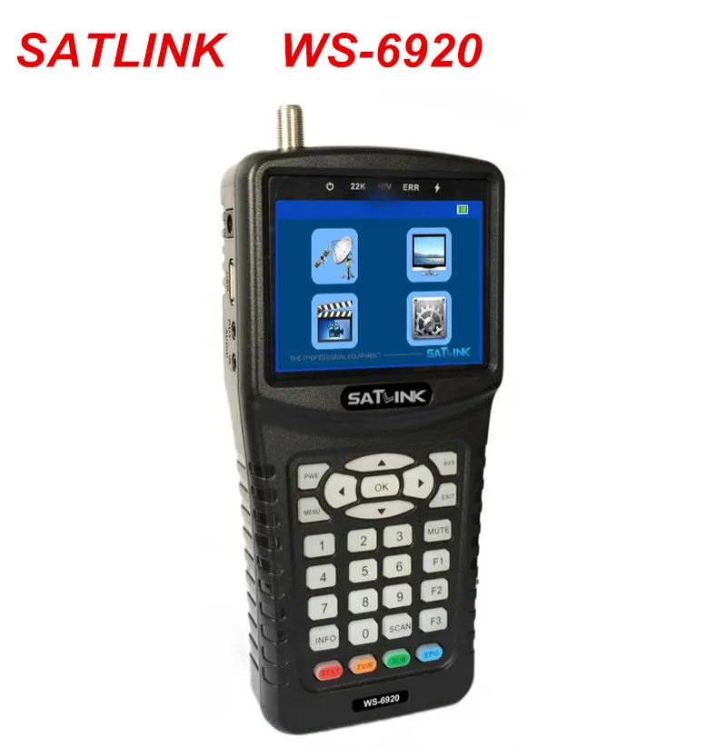 Оригинальный спутниковый искатель SATLINK WS 6920/S2 цифровой с DVB S/MPEG 2 3 5 дюймовый TFT ЖК