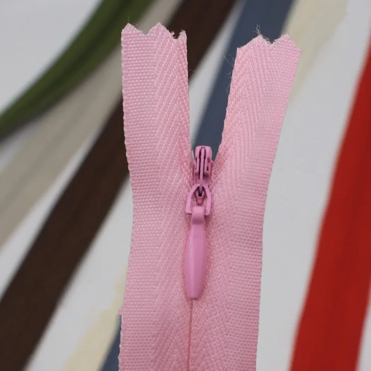 3#8 шт невидимые молнии DIY нейлоновая катушка молния 28 см 40 см 50 см 55 см 60 см размер для шитья одежды Подушка инструмент портного - Цвет: 3