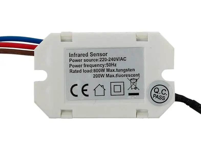 Лидер продаж 3 провода с электрическим реле ИК инфракрасный датчик движения тела