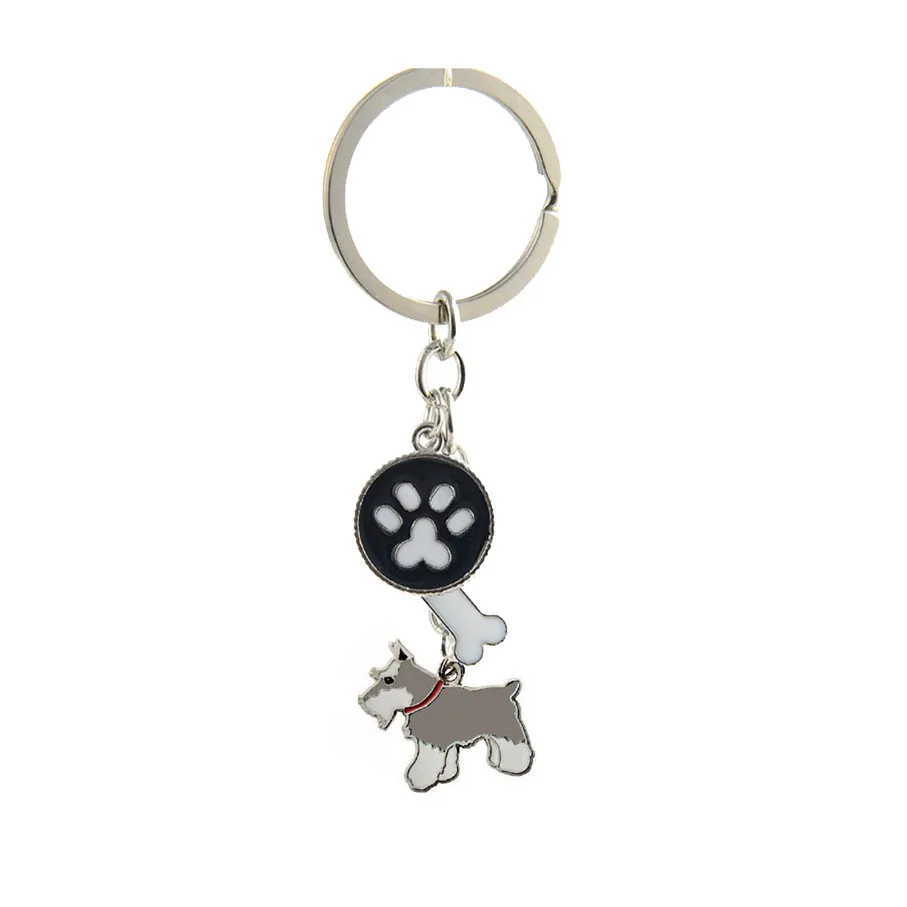 Брелок для ключей Flyingforest с подвеской в виде собаки|bag charm|charm keychainfashion keychain |