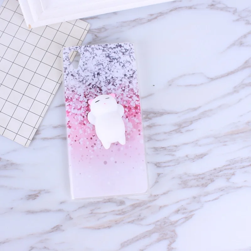 Чехлы для телефонов Sony Xperia XA XA1 Plus сумка мобильного телефона мягкий разминающий