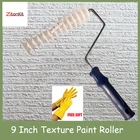 Ролик для рисования с узором 9 дюймов, поперечный вертикальный диатомовый декоративная кисть из песчаника, инструменты сделай сам, штамп для защиты окружающей среды