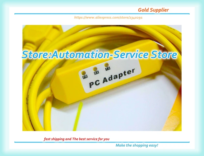 Желтый для S7-200 PLC Поддержка Win7 6ES7 901-3DB30-0XA0 3 Светодиодный индикатор USB-PPI (USB/PPI)
